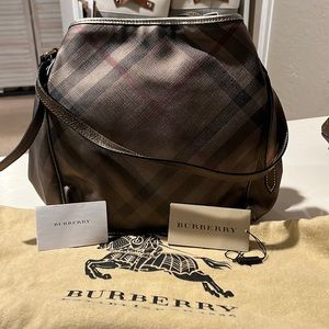 Burberry metallic handbag.  Excellent condition